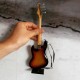 Miniatura Mini Music Baixo (Contrabaixo) Jazz Bass - Escala 1:4 - 25 cm - Blister