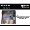 Mesa Soundvoice MS-602 EUX - Grava e toca pen drive