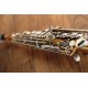 Saxofone Soprano Michael WSSM49 BB Dual Gold DUPLO DOURADO E NIQUELADAS