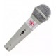 Microfone com fio MXT M-996 Prata 3m / Plástico