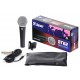 Microfone Staner ST-62 Dinâmico Super-cardióide / Com fio / Bag / Cachimbo (bocal, luva)