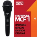 Microfone Com Fio Boxx MCF-1 / Acompanha cabo