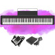 Piano digital Casio CDP-S90 + Pedal + Fonte Original / 88 teclas pesadas 