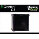Amplificador (cubo) Giannini G8 para Guitarra com delay e Chorus