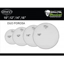 Kit Pele para bateria RMV Duo Porosa (Coated) 10",12",14",16"