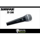 Microfone Cardioide Shure SV100 Com Fio