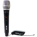 Microfone Sem Fio Soundvoice MM-113SF / Receptor recarregável / Para celular, notebook (lives, reportagens...)
