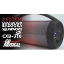 Caixa Soundvoice Lite Bazooka CXB-310 / Bluetooth / Microfone / Pen Drive/ Rádio FM