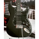 Guitarra Elétrica Giannini G-102 Black com escudo Black (SBK/BK) Preto fosco